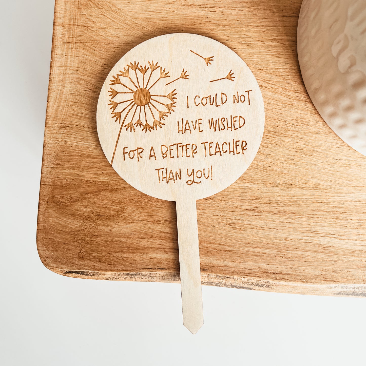 Teacher Appreciation Plant Marker