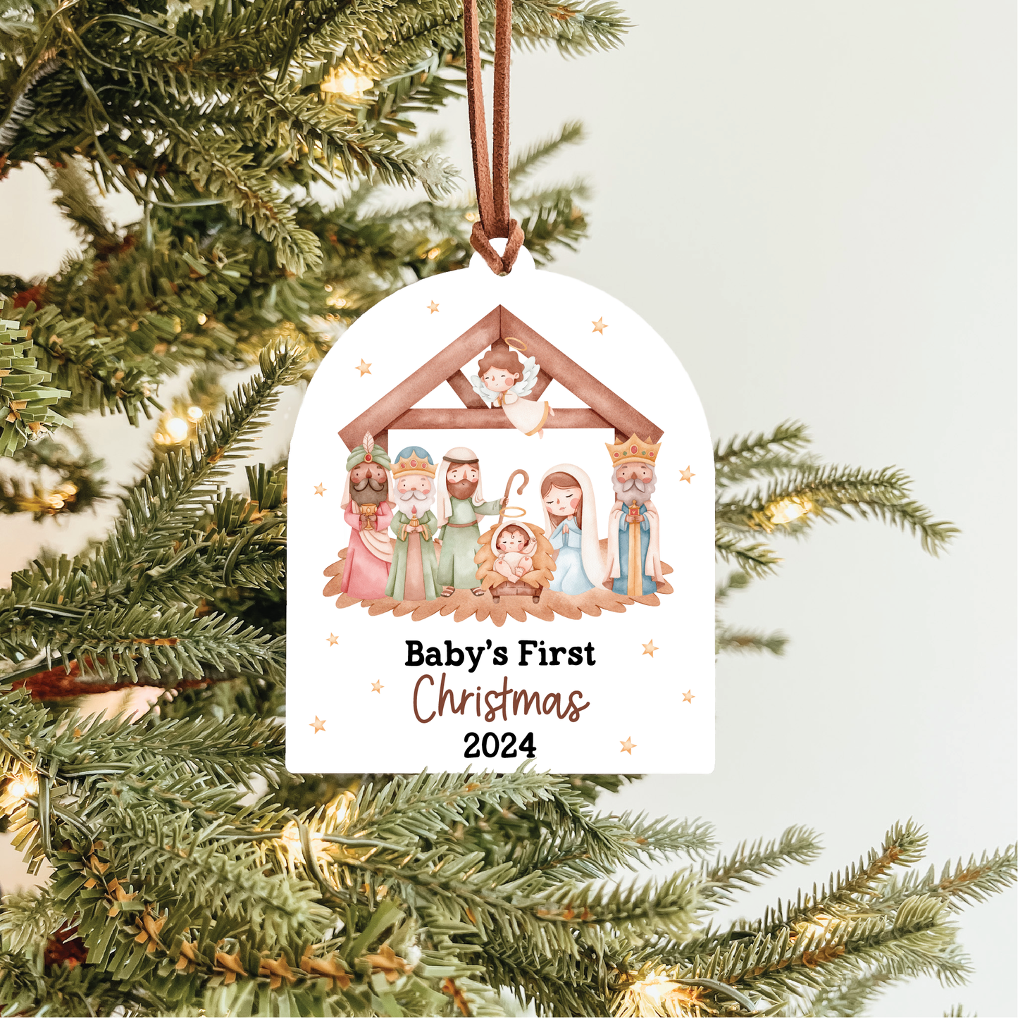 Baby's First Christmas Ornament | Away In A Manger Collection