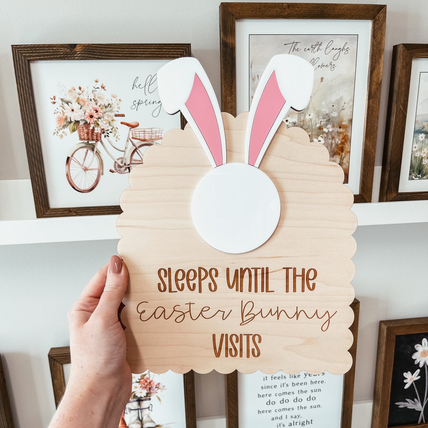 Easter Bunny Countdown Sign