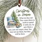 Christmas In Heaven Christmas Ornament