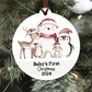 Baby's First Christmas Ornament | Festive Friends Collection