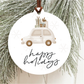 Happy Holidays Christmas Ornament