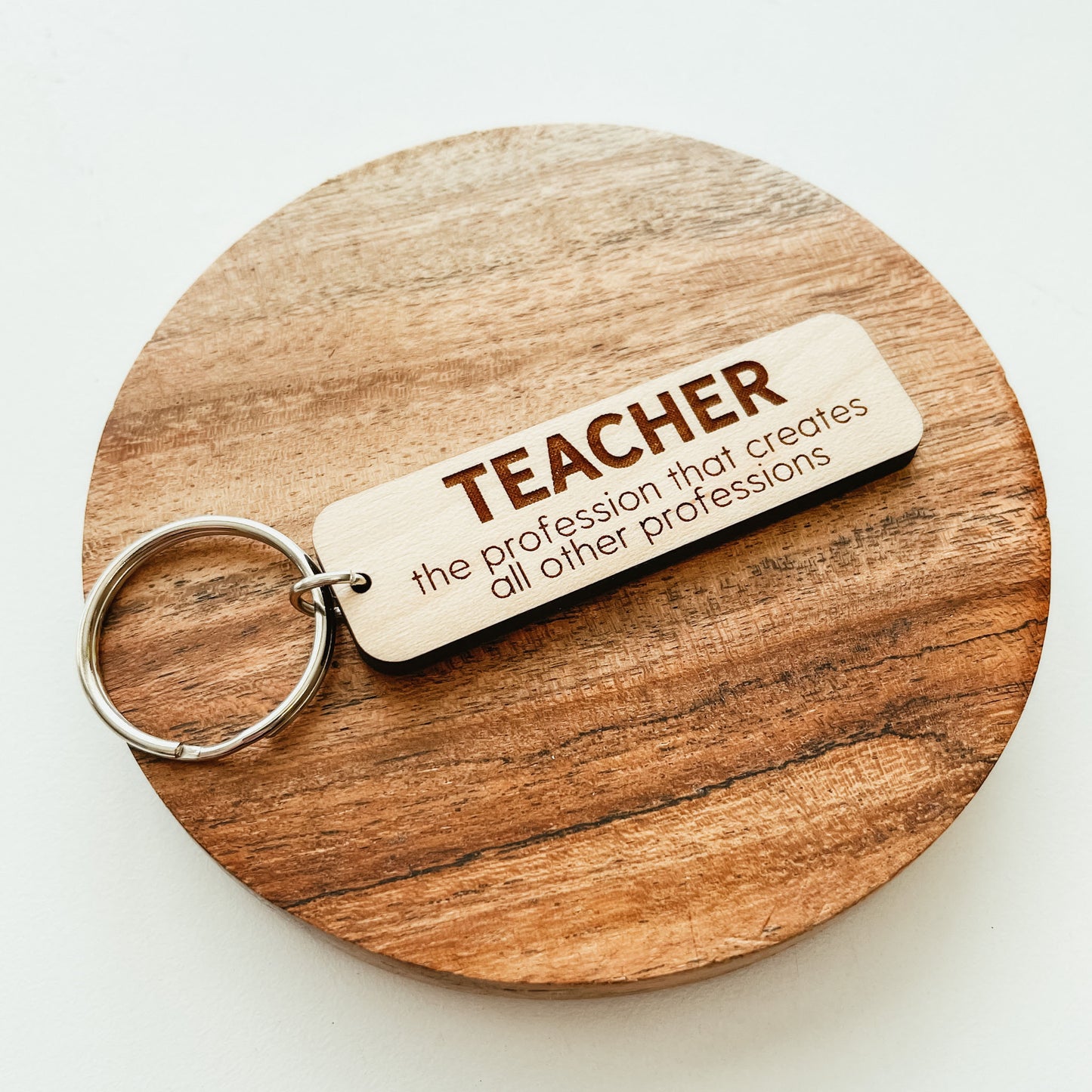 Teacher Quote Keychain