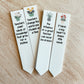 Set Of Four Mini Teacher Plant Markers