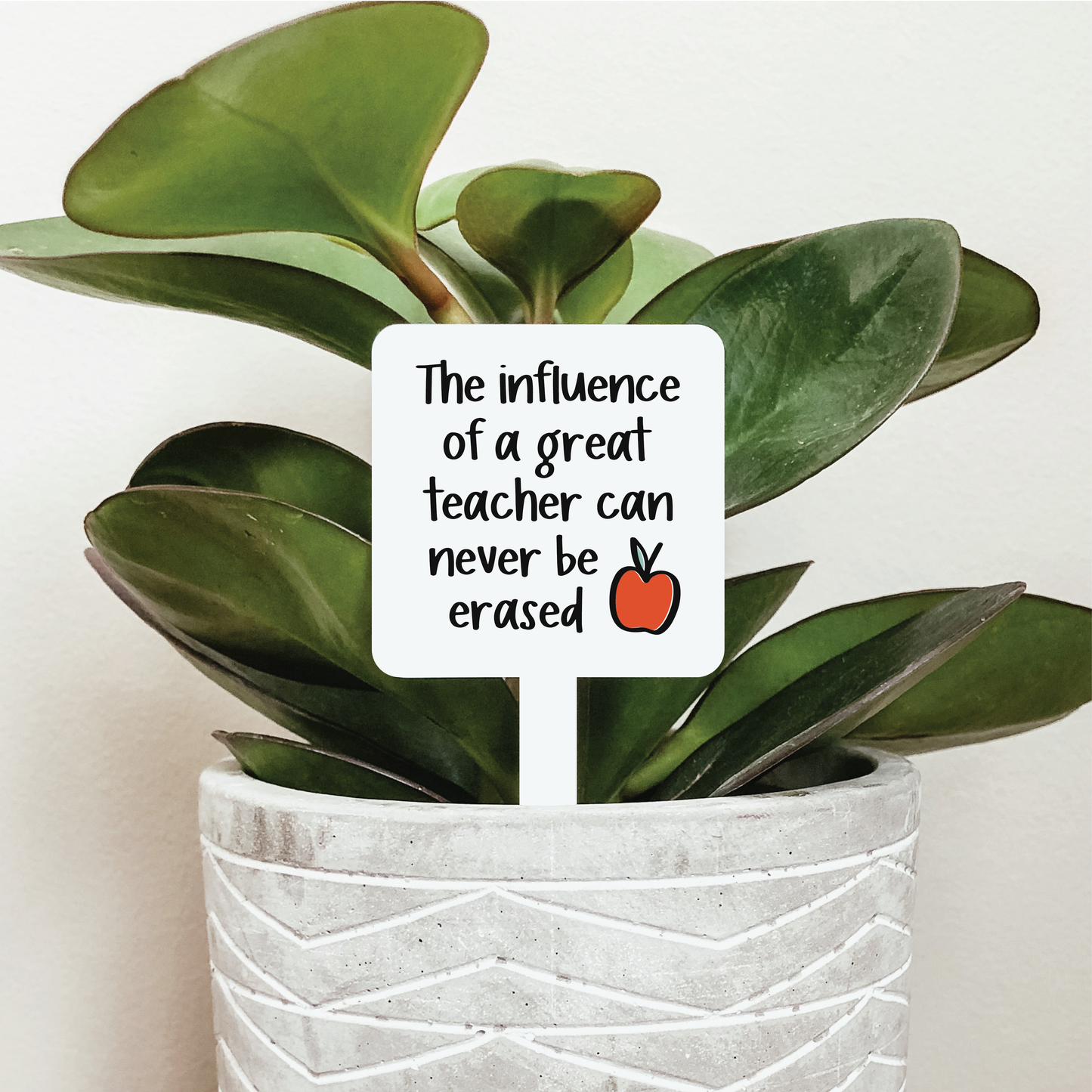 Teachers Influence Of A Great Teacher Plant Marker