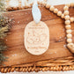 Sleep In Heavenly Peace Engraved Wooden Christmas Ornament