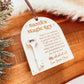 Santa's Magic Key Wooden Christmas Ornament