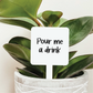 Pour Me A Drink Plant Marker