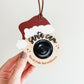 Santa Cam Christmas Ornament