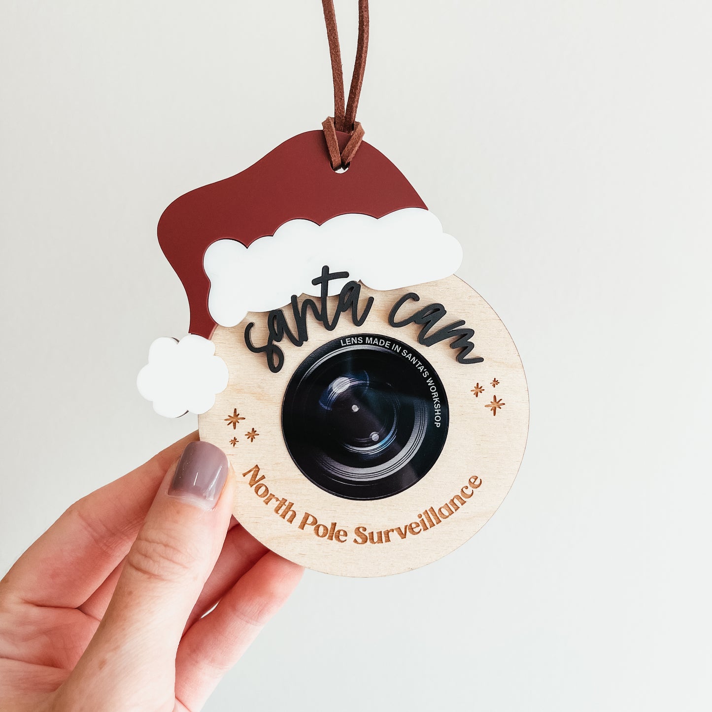 Santa Cam Christmas Ornament