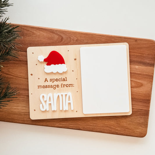 Message From Santa Mini Sign