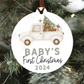 Baby's First Christmas Ornament | Six Images To Choose From