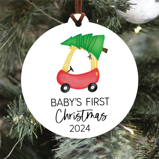 2024 Baby's First Christmas Ornament | Five Images To Choose From