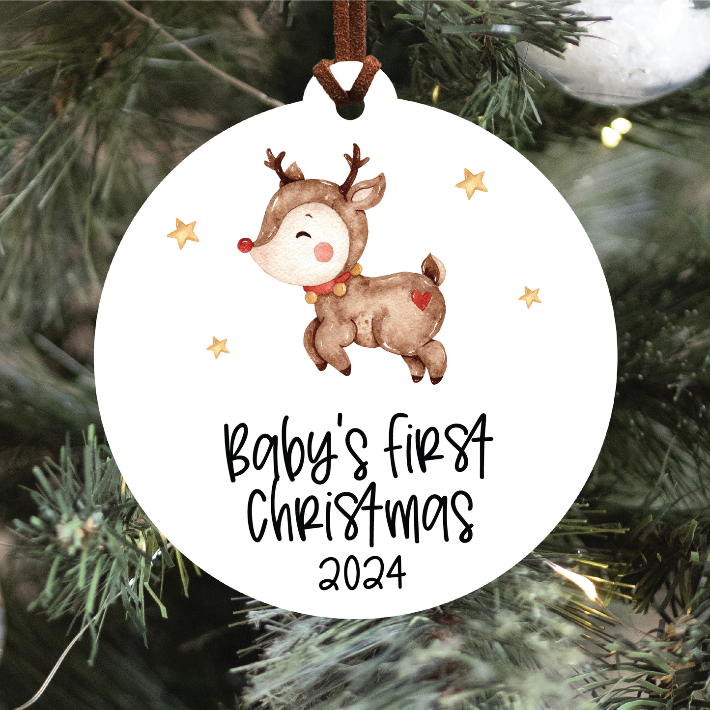 2024 Baby's First Christmas Ornament | Six Images To Choose From