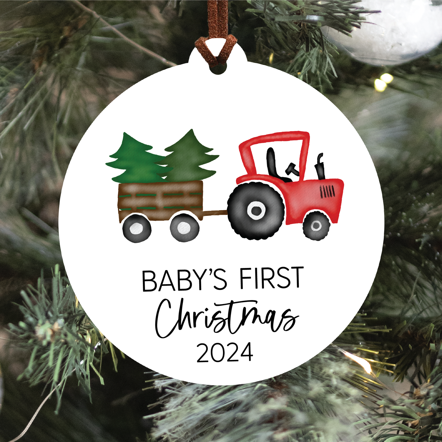 2024 Baby's First Christmas Ornament | Five Images To Choose From