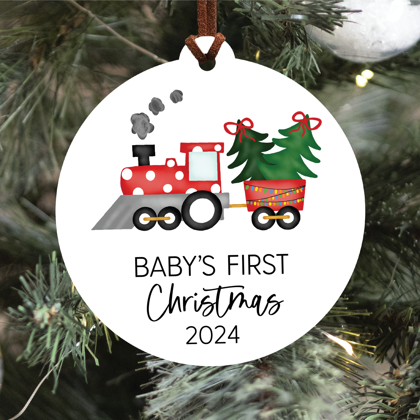 2024 Baby's First Christmas Ornament | Five Images To Choose From