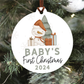 Baby's First Christmas Ornament | Six Images To Choose From