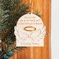 Hold You In Our Hearts Wooden Christmas Ornament