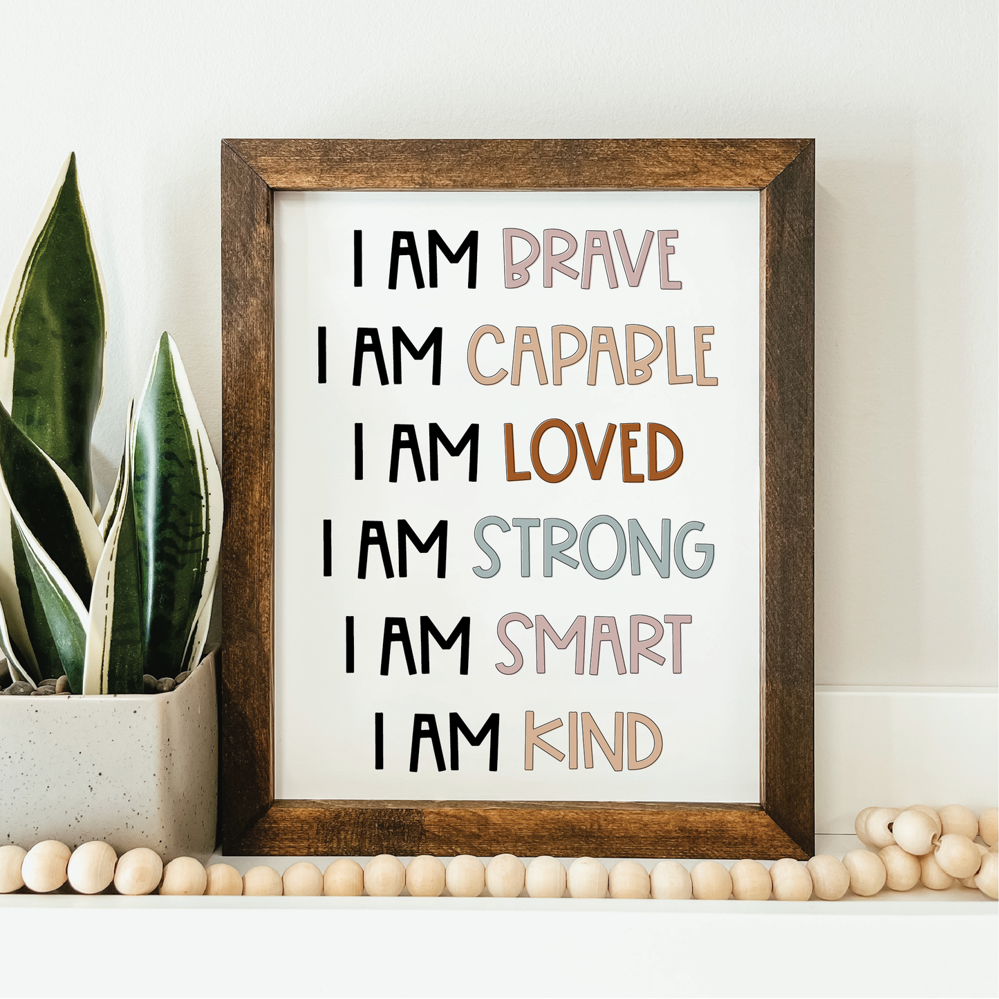 Affirmation Framed Sign