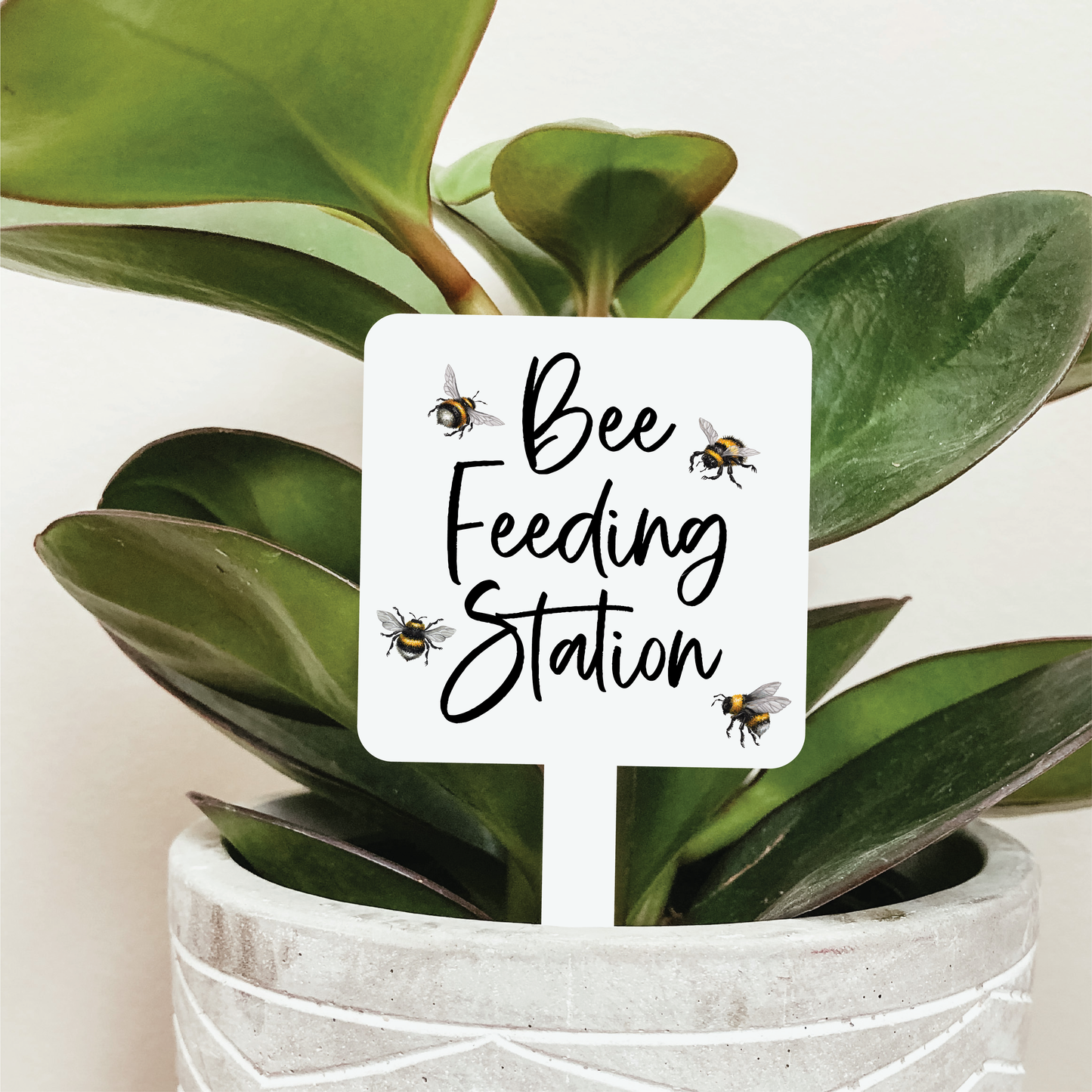 Bee Feeding Station Plant Marker