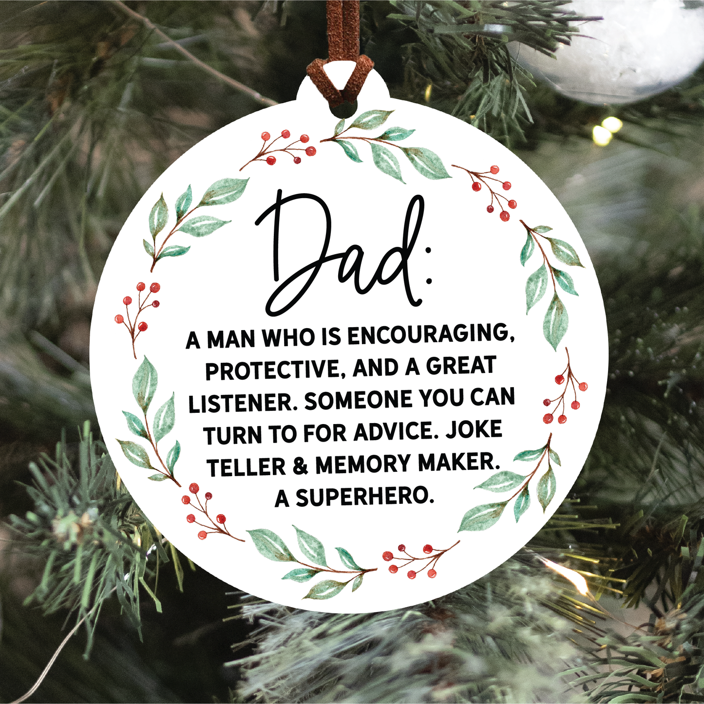 Dad Christmas Ornament