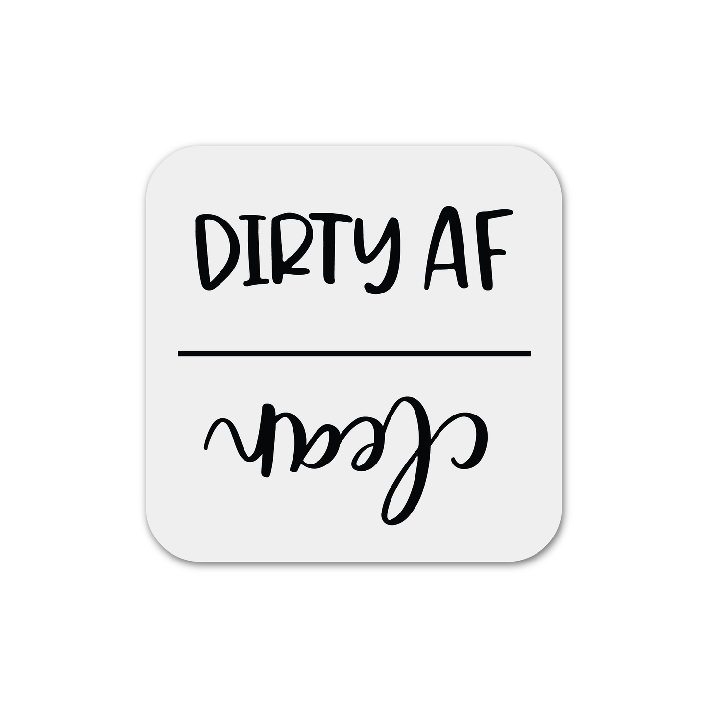 Clean/Dirty AF Dishwasher Magnet