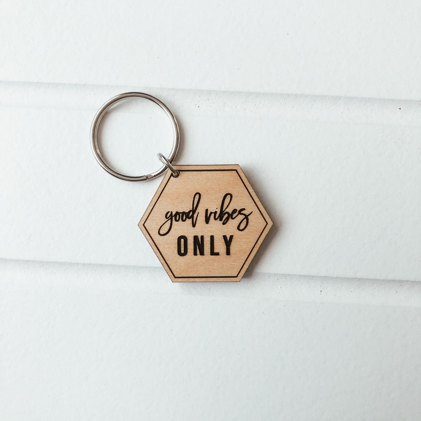 Good Vibes Only Keychain