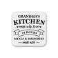 Grandma's Kitchen Magnet