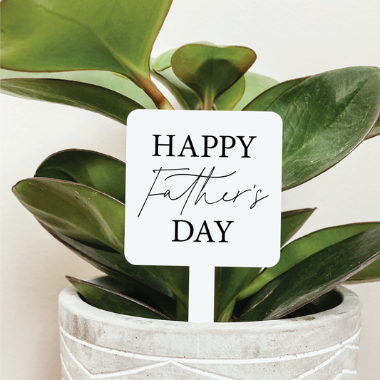 Happy Father's Day Plant Marker