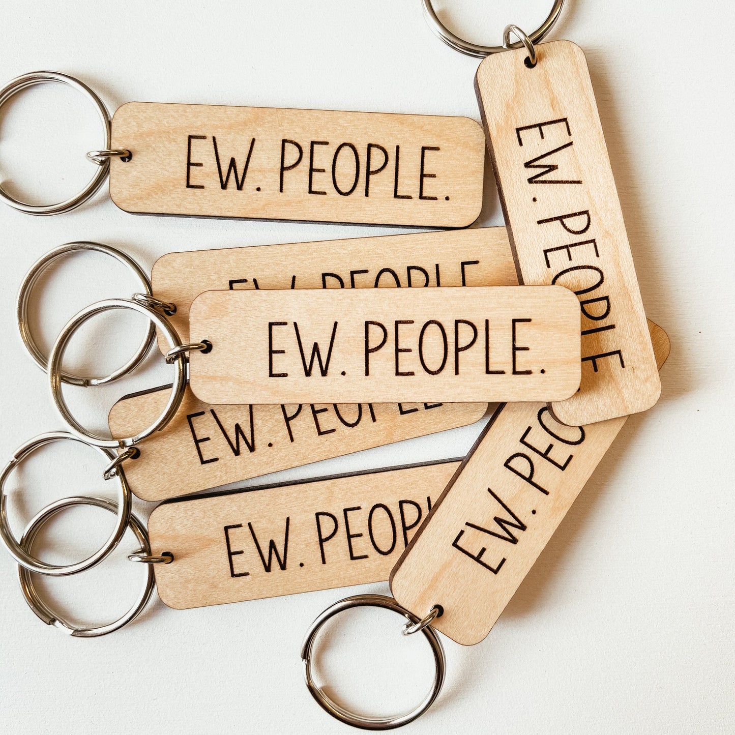 Ew People Keychain