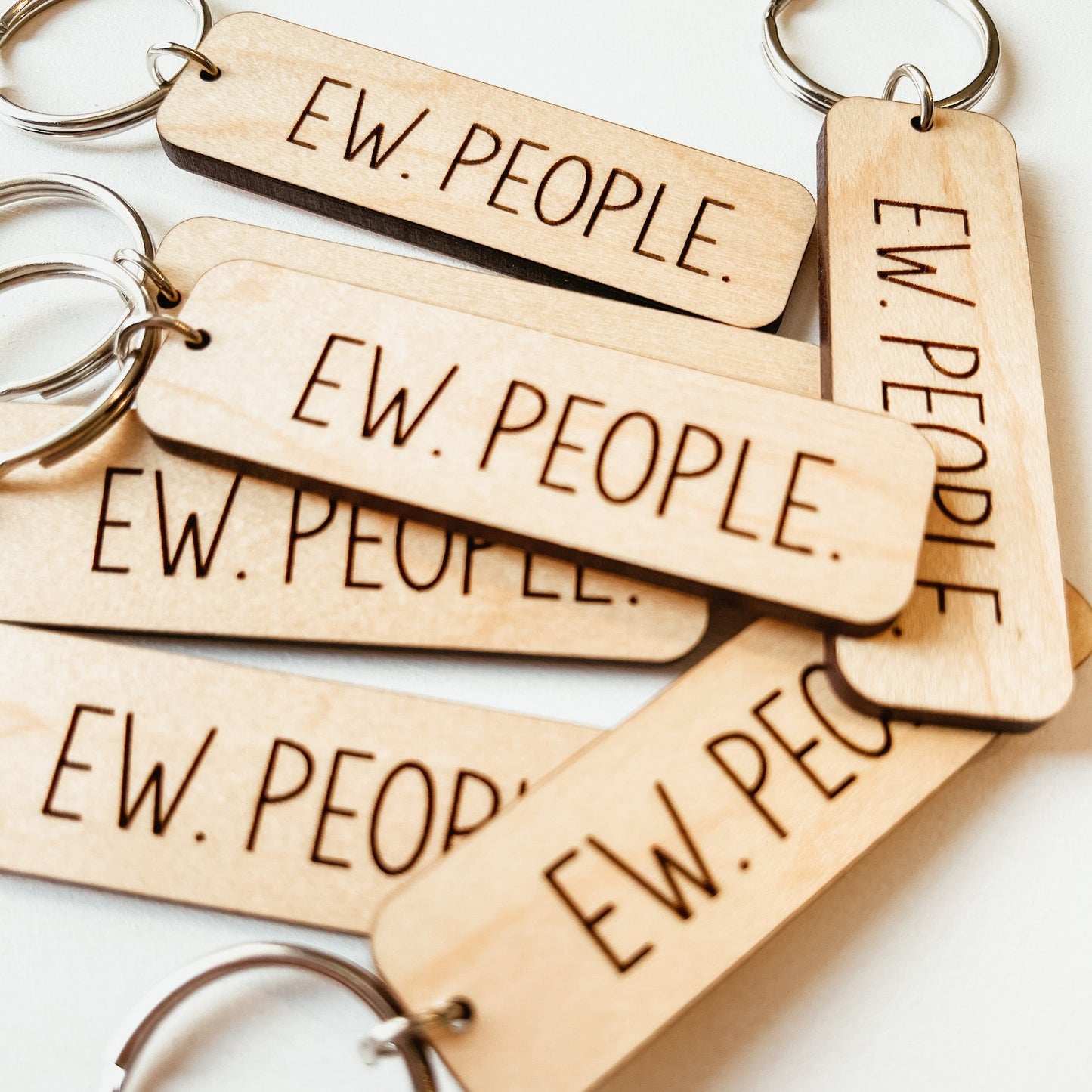 Ew People Keychain