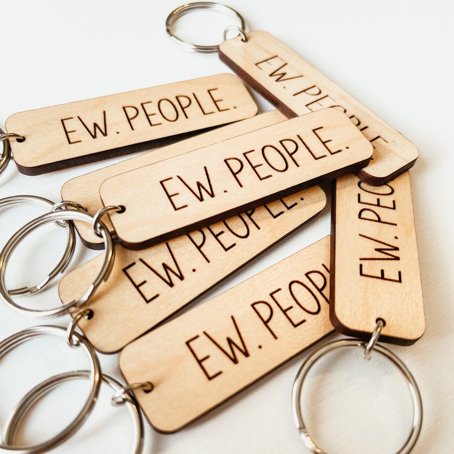 Ew People Keychain