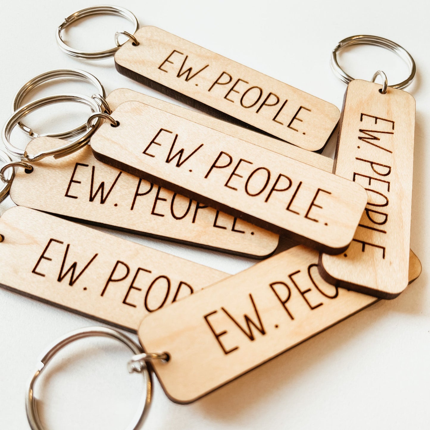 Ew People Keychain