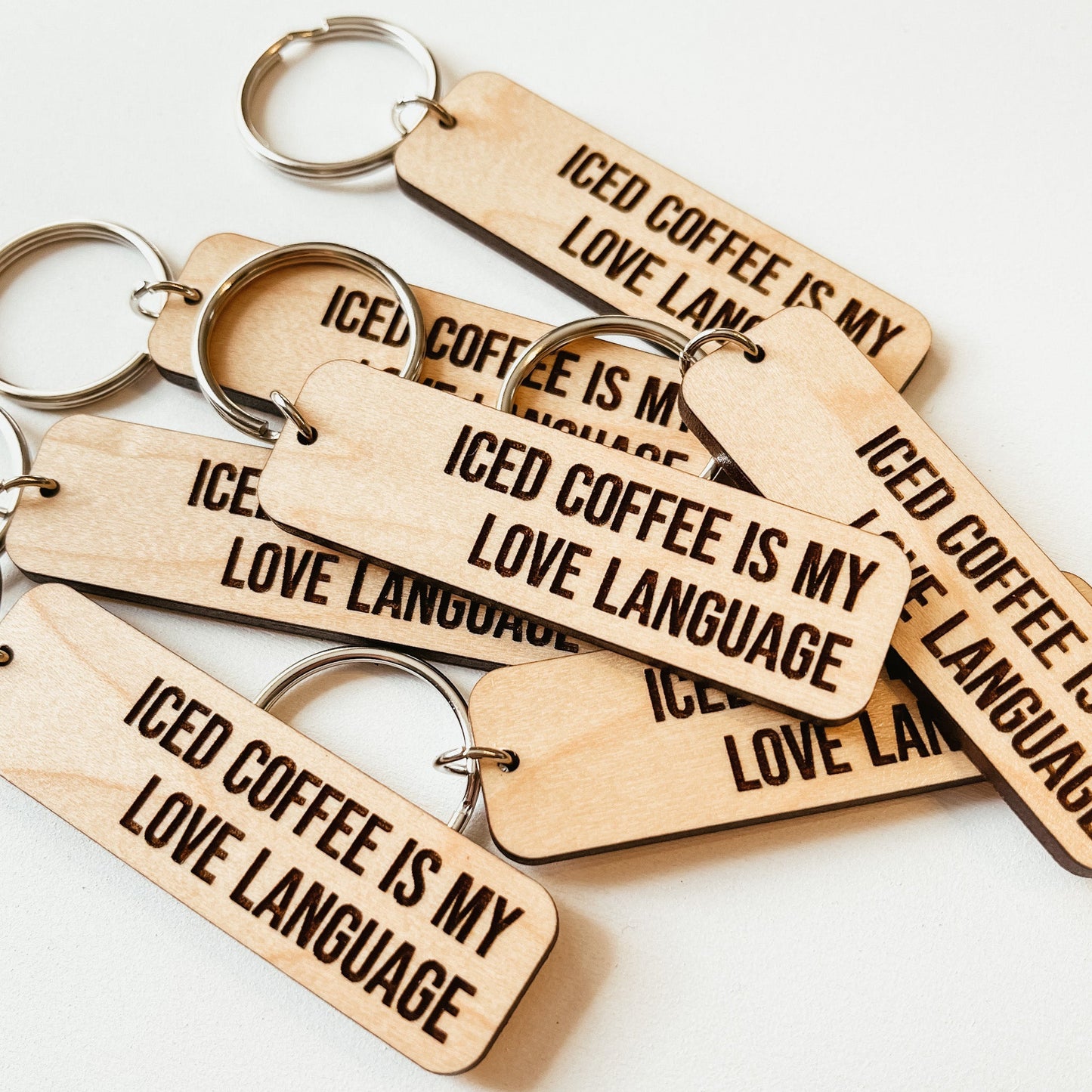 Iced Coffee Keychain