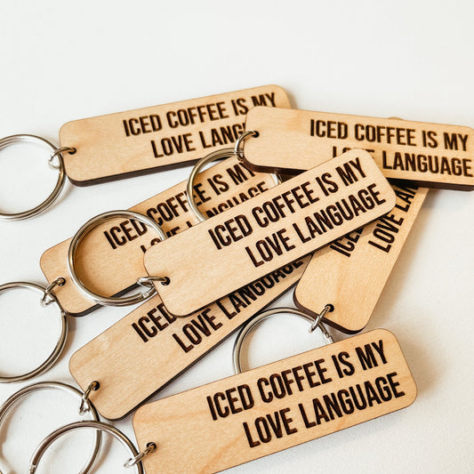 Iced Coffee Keychain