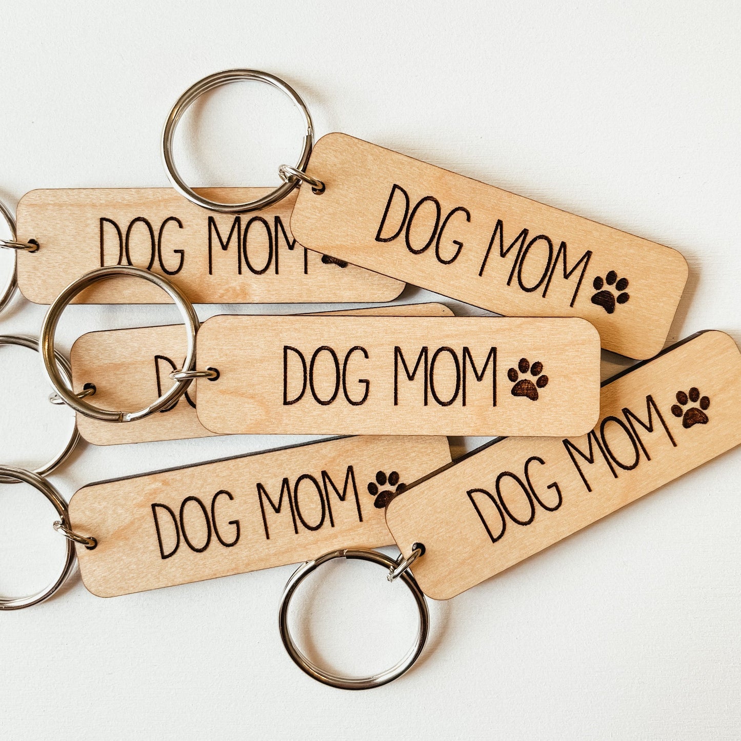 Dog Mom Keychain