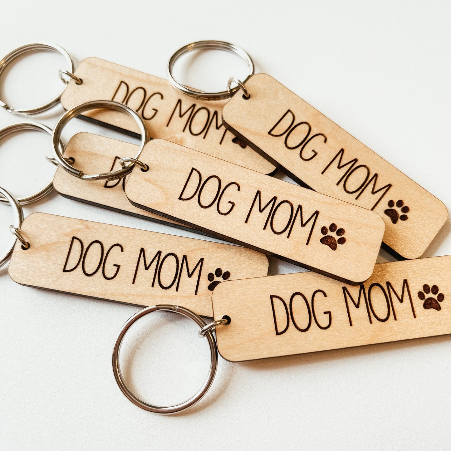 Dog Mom Keychain