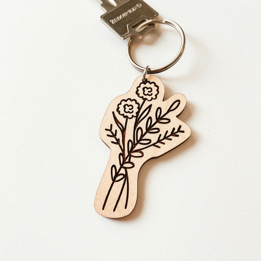 Wildflower Keychain