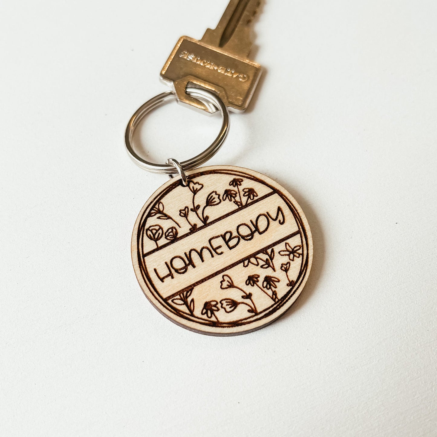 Homebody Floral Keychain