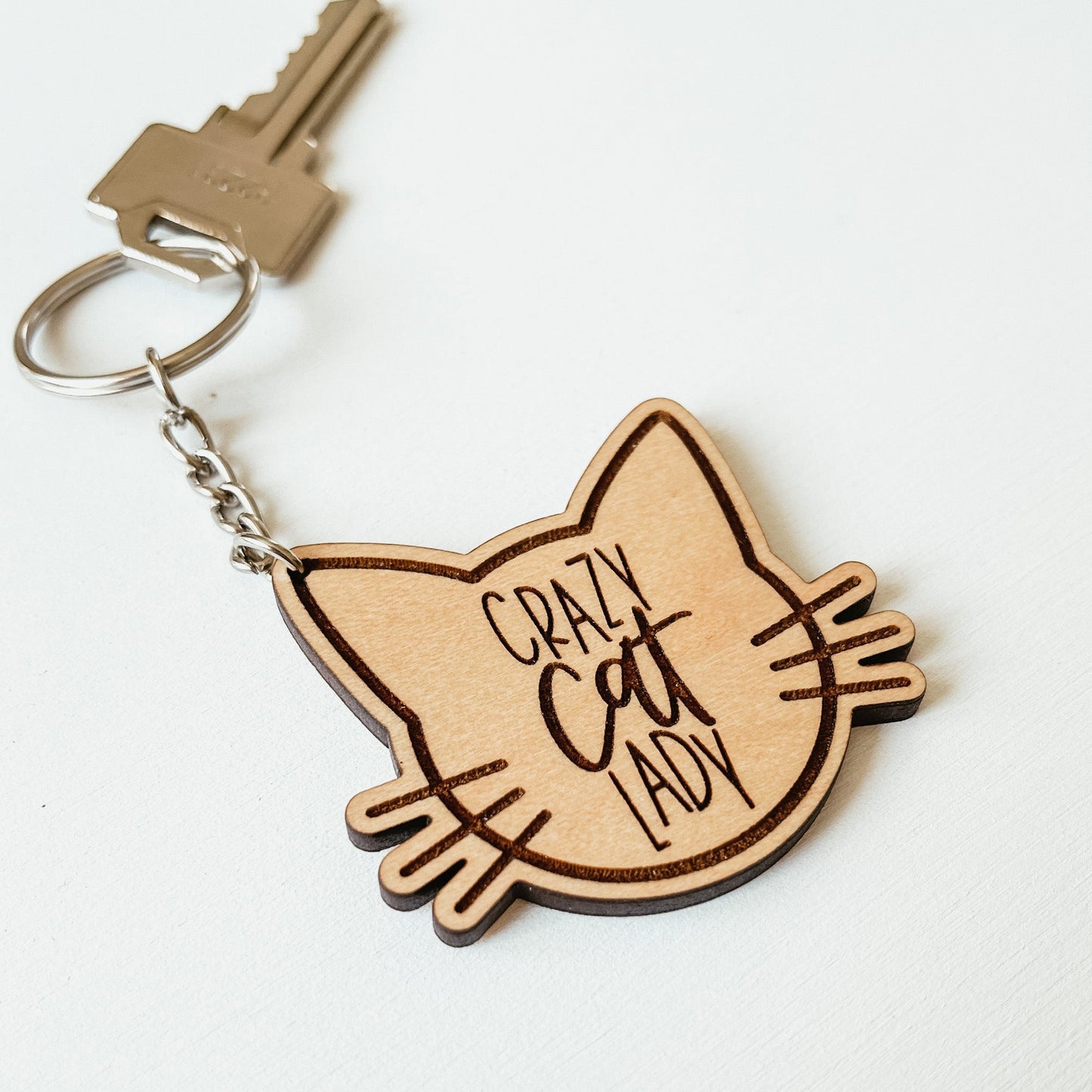 Crazy Cat Lady Keychain