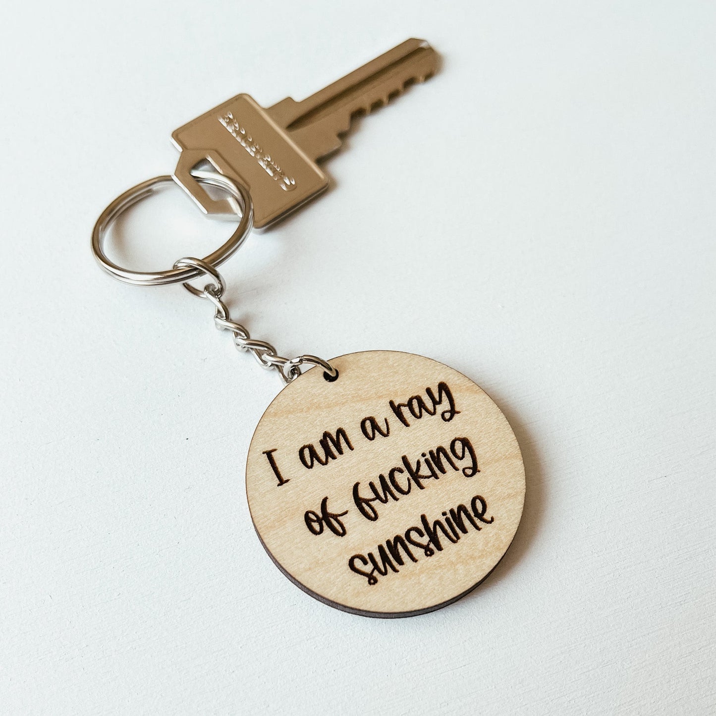 Ray of Fucking Sunshine Keychain