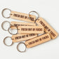Fresh Out Of Fucks Keychain