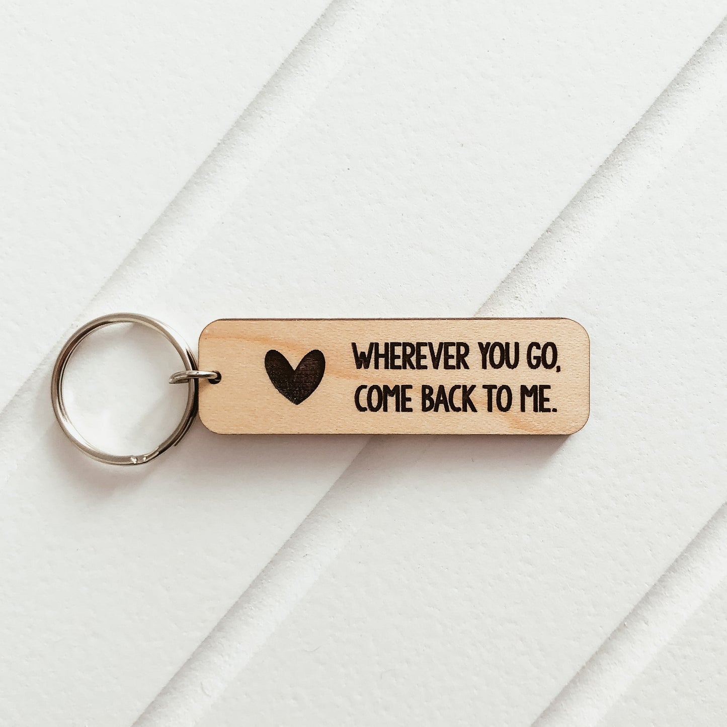 Wherever You Go Keychain