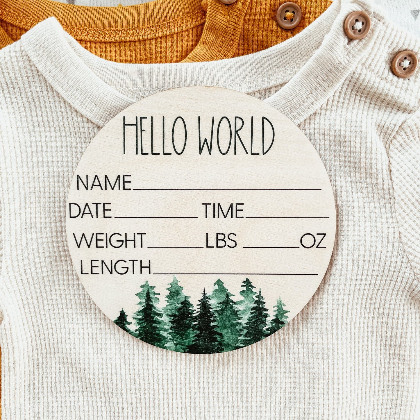 Forest Birth Announcement