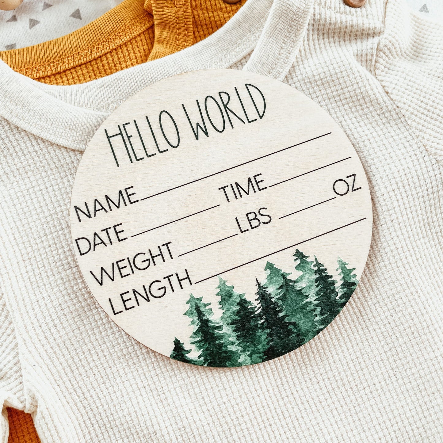 Forest Birth Announcement