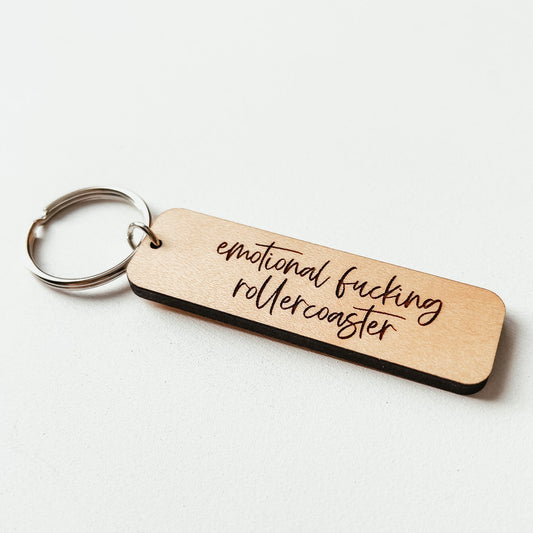 Emotional Fucking Rollercoaster Keychain