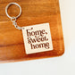 Home Sweet Home Square Keychain