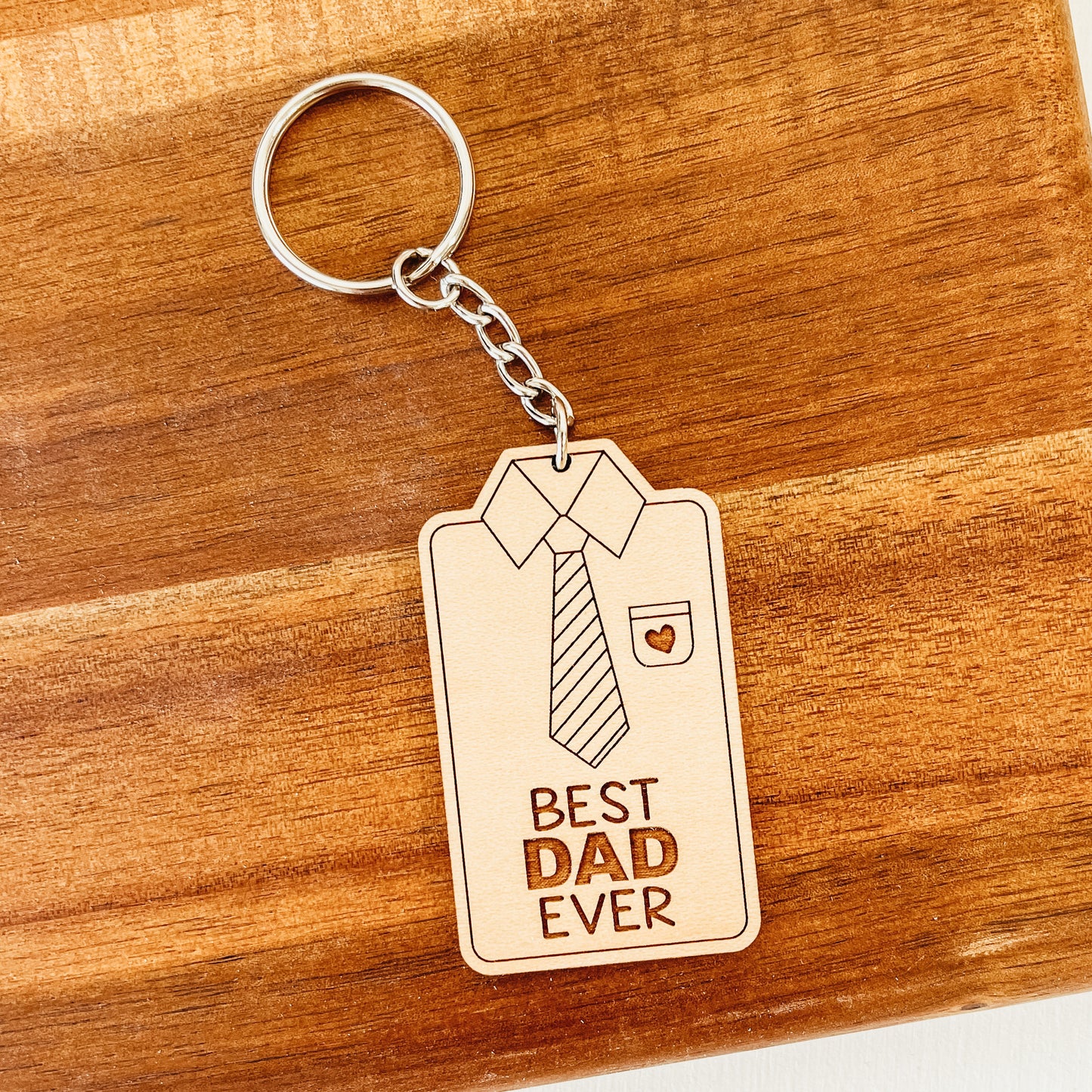 Best Dad Ever Keychain