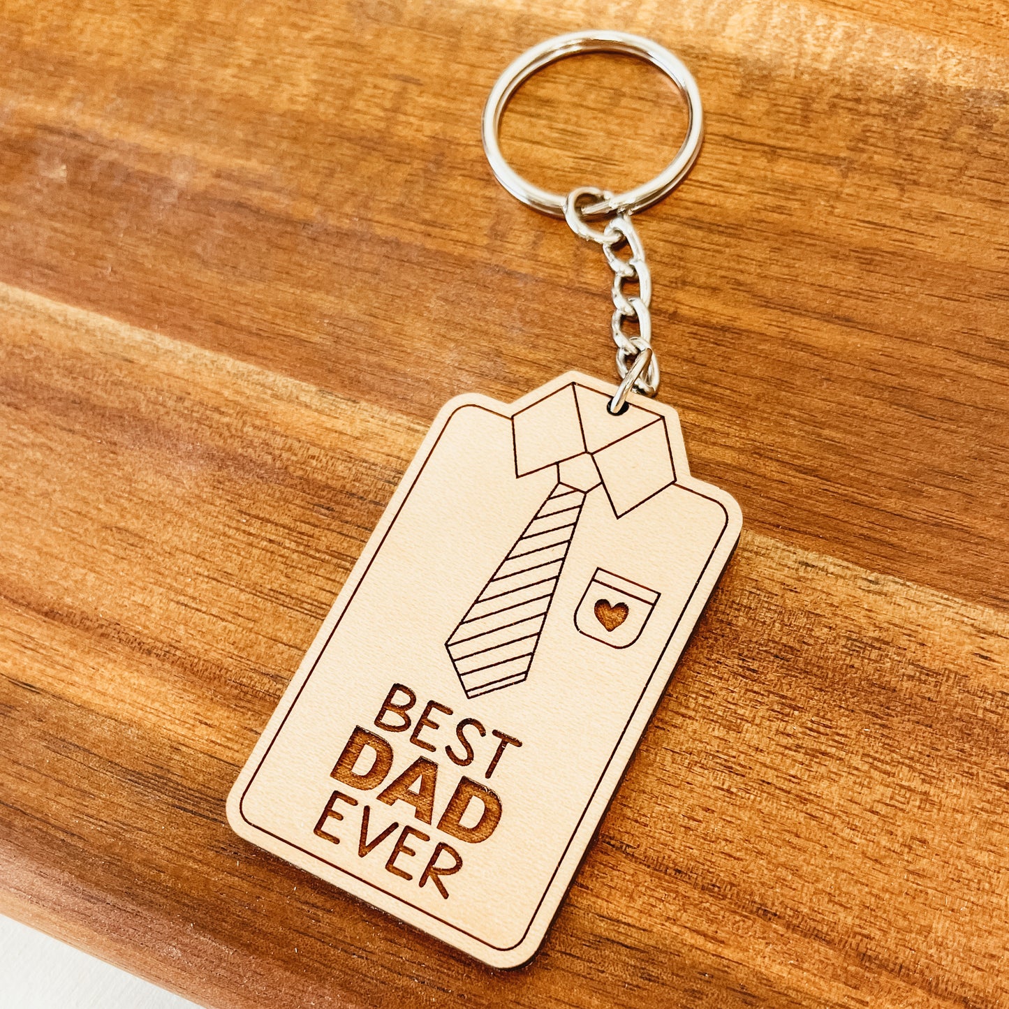 Best Dad Ever Keychain