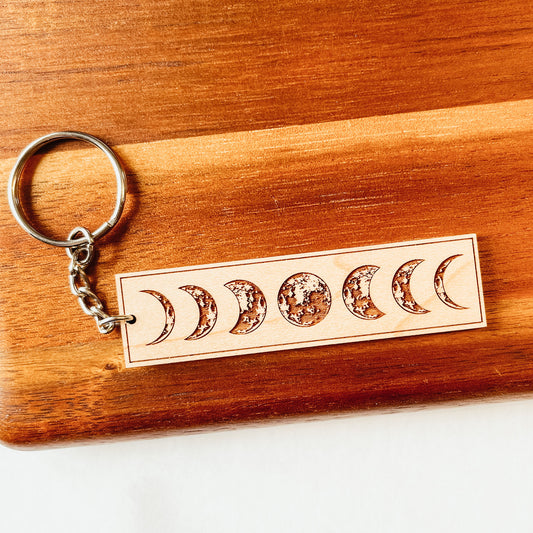 Moon Phases Keychain